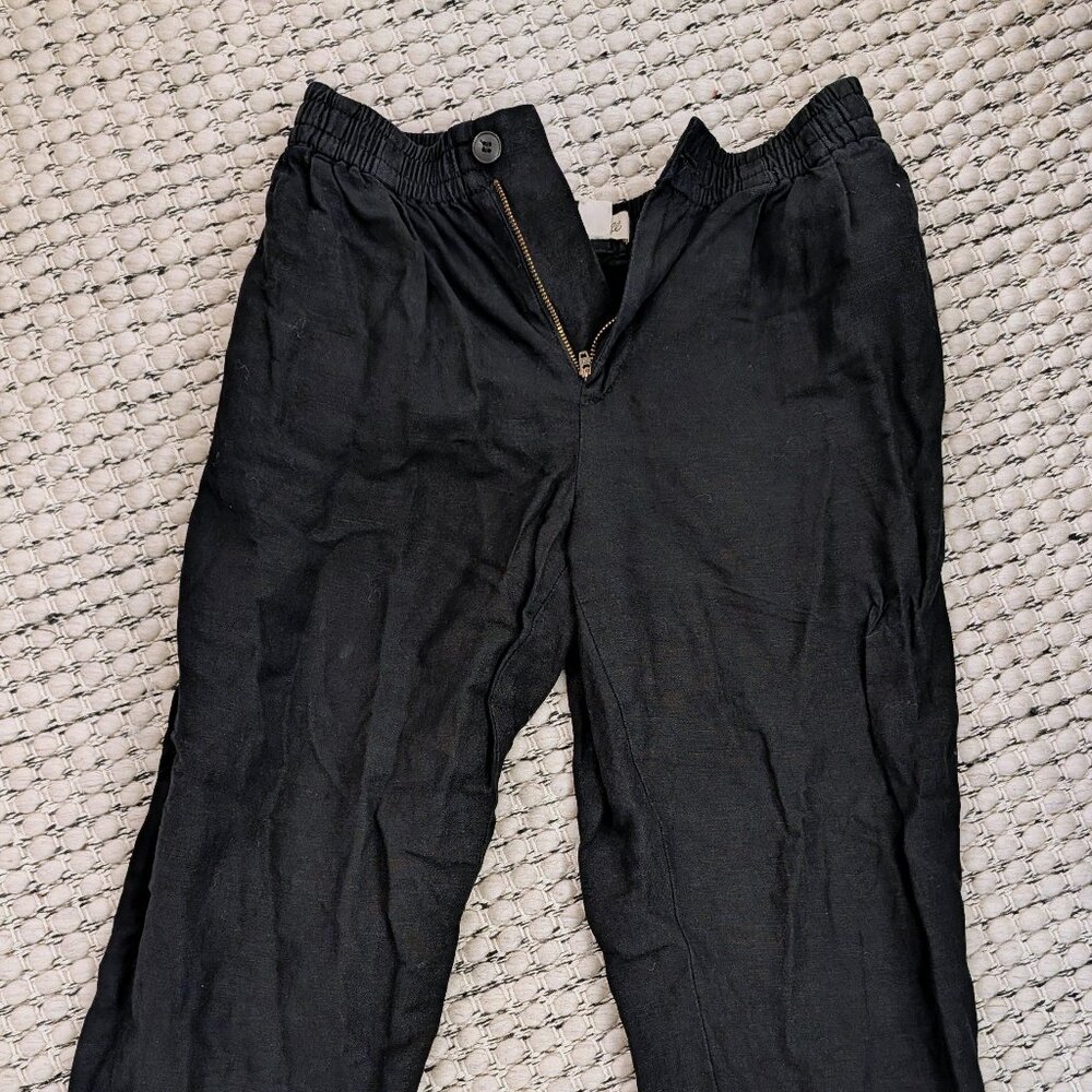 Madewell Linen Cropped Pants